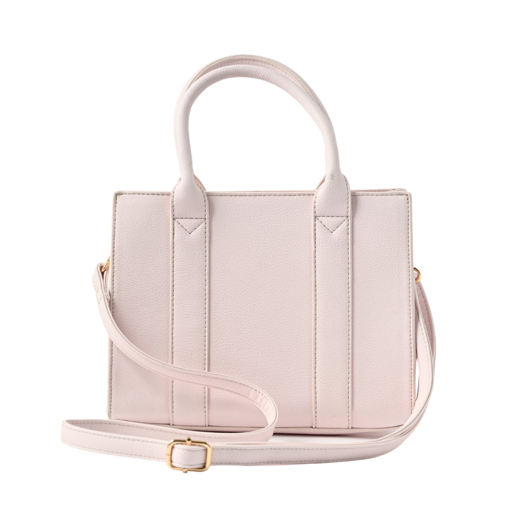 Belle Collection Structured Mini Tote Bag - SWEET PINK